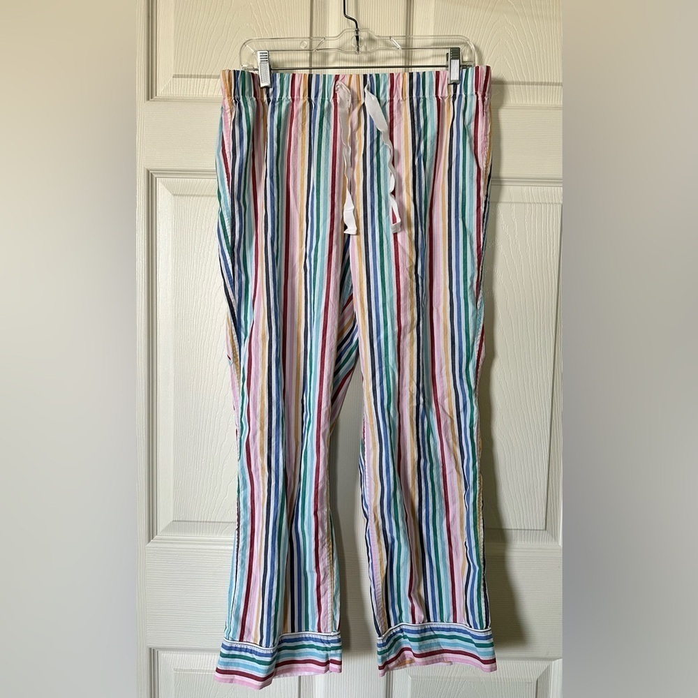 J.Crew Women’s Multicolor Striped Pajama Pants Size Small